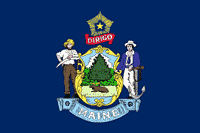 Maine State Flag