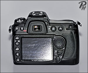 Nikon D300 Back