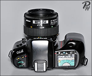 Nikon F70 Top