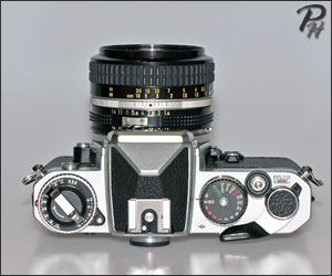 Nikon FE top