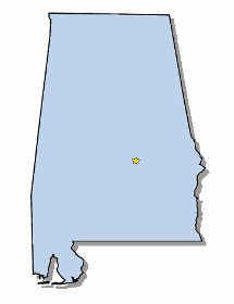 Map of Alabama