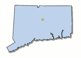 Map of Connecticut