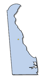 Map of Delaware