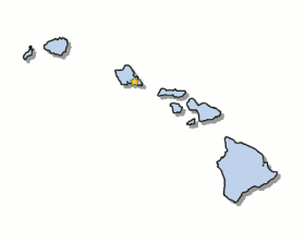 Map of Hawaii