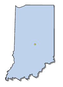 Map of Indiana