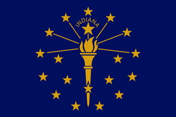 Big Picture of Indiana State Flag