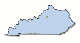 Map of Kentucky