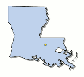 Map of Louisiana