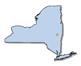 Map of New York