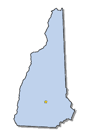 Map of New Hampshire 