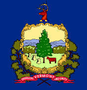 Vermont Flag - Seal enlarged