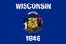 Small Picture of the Wisconsin Flag